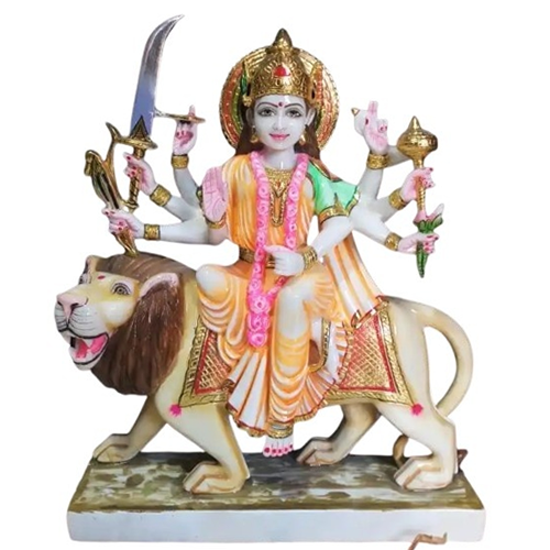 Marble Statue Of Maa Durga Manufacturers in Delhi