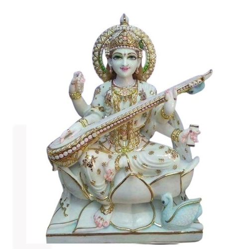 Marble Statue Of Saraswati Mata Manufacturers in Delhi